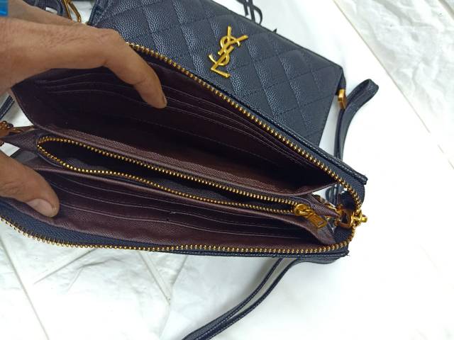 PREMIUM Mini Clutch  YSL Marmont  Bahan Caviar