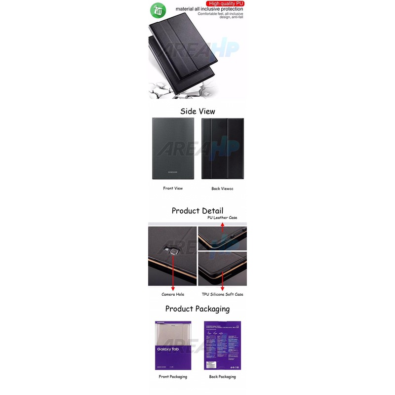 Book Flip Folio Case Casing Cover Samsung Galaxy Tab A 8.0 2019 T290 T295