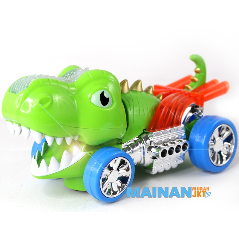 MAINANKEI MAINAN ANAK MURAH MAINAN MOBIL DINOSAUR DAPAT MENYALA HD9012 MAINAN ANAK MOBIL DINO ELECTRIC SERIES