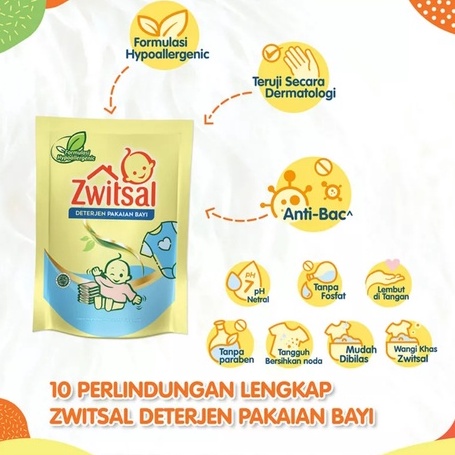 ZWITSAL Baby Fabric Detergent 750ml