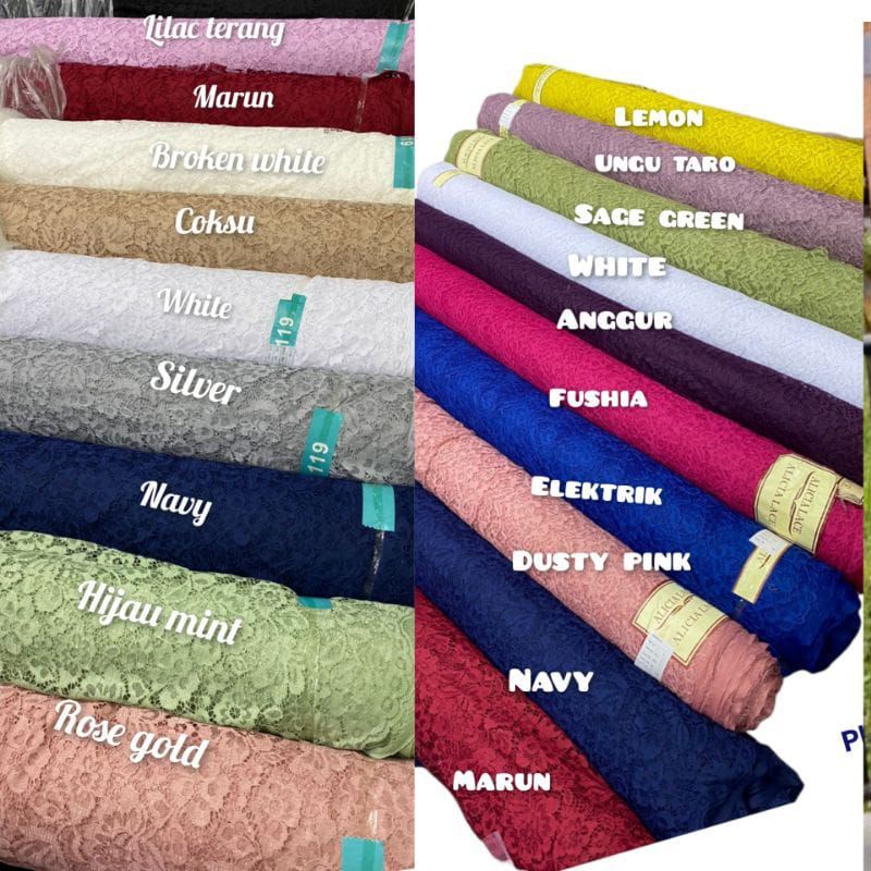 (promo termurah)kain brukat meteran.kebaya brukat.bahan brukat.kain kebaya brukat motif.bukat kain k