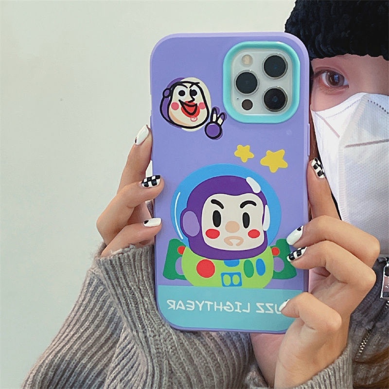 Case Pelindung Motif Print Kartun Toy Story Untuk IPhone 12 13 11 Pro Max X Xs Max Xr 7 8 Plus Pplj