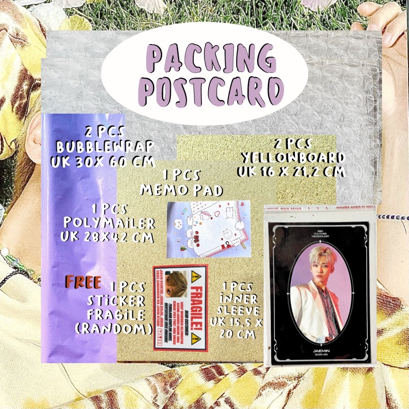 Packing Postcard/ Folded Poster/ Poster A4: TANPA MINIMAL PEMBELIAN