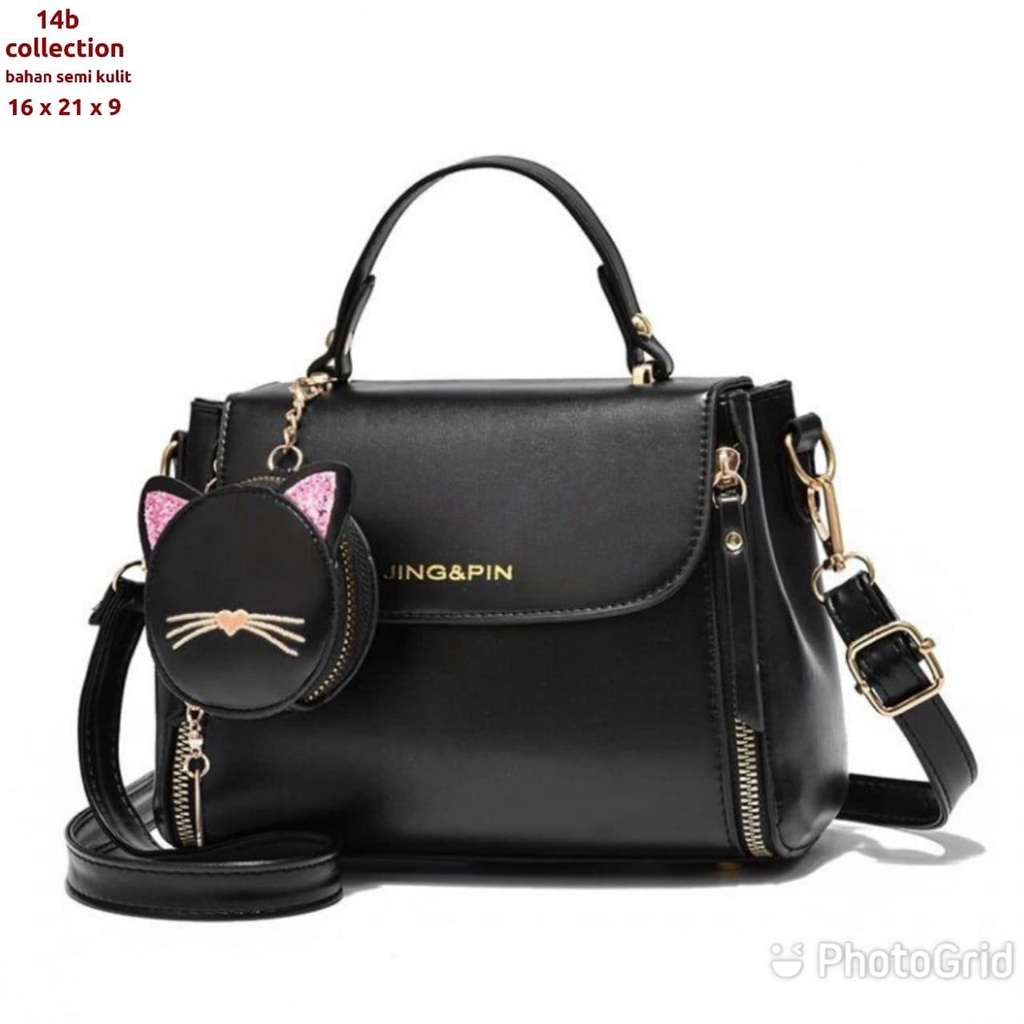 Tas wanita sling bag korea JingPin / tas selempang cantik / slempang fashion terbaru Premium style in korea