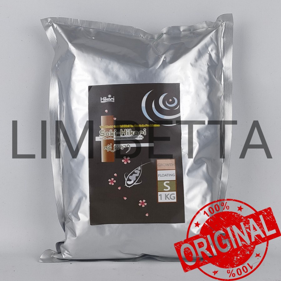 SAKI HIKARI GROWTH FLOATING 1KG / MAKANAN KOI DAN KOKI
