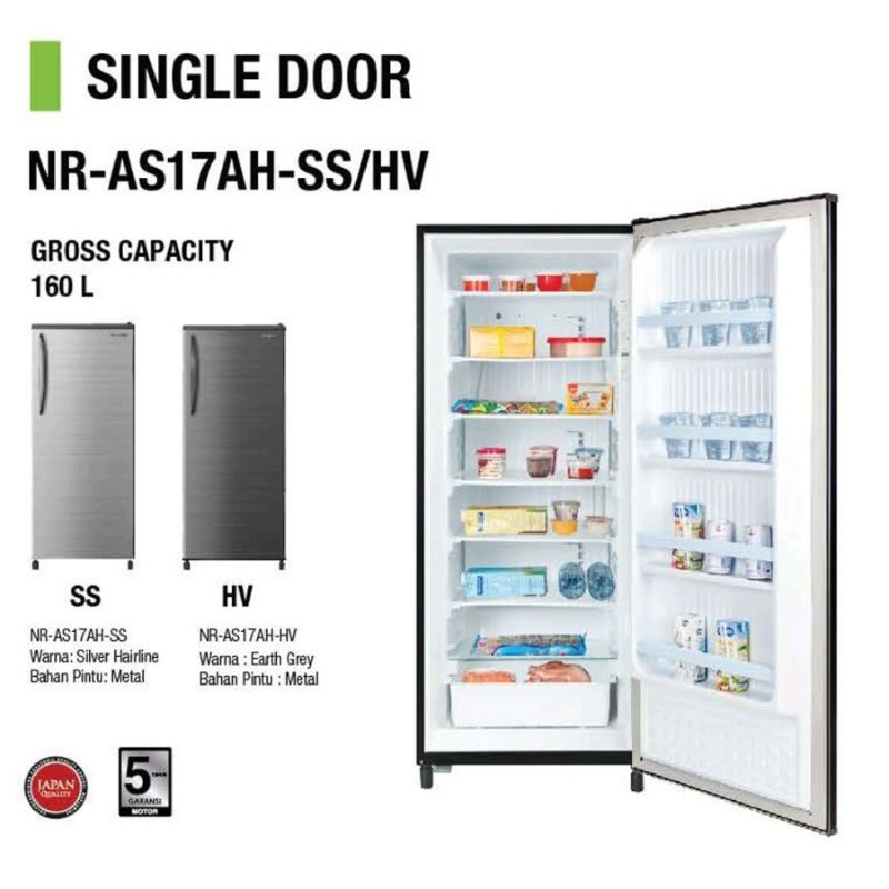 Freezer Berdiri 6 Rak PANASONIC NRAS17AH / Standing Freezer Panasonic NRAS17AHHV Kediri sekitarnya