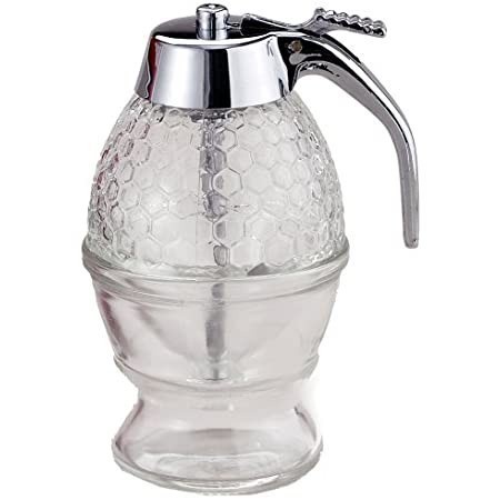 Glass Honey/Syrup Dispenser - Tempat Penyimpanan Madu dan Sirup