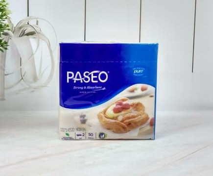 Paseo Tisu Makan Cocktail 50 S 2 Ply