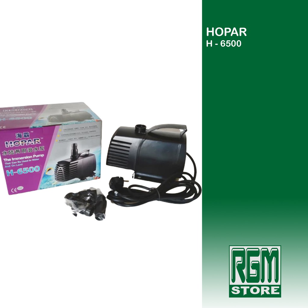 HOPAR H - 6500 H6500 Pompa Air Celup Pompa Kolam Aquarium Hidroponik murah