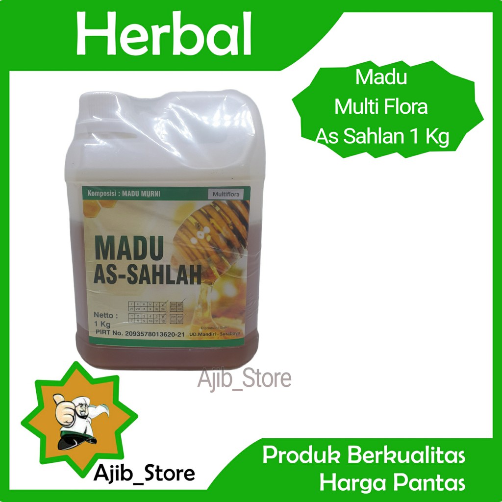 

(100% ASLI) Madu Multiflora AS-SAHLAH 1kg 1 Kg A203 Assahlah Multi Flora