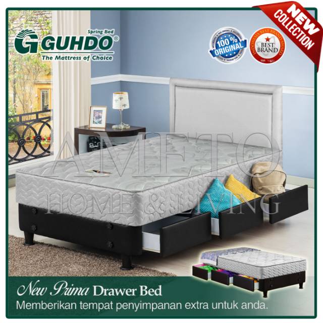 Guhdo Springbed Drawer Laci New Prima 100x200 HB Prospine Full Set