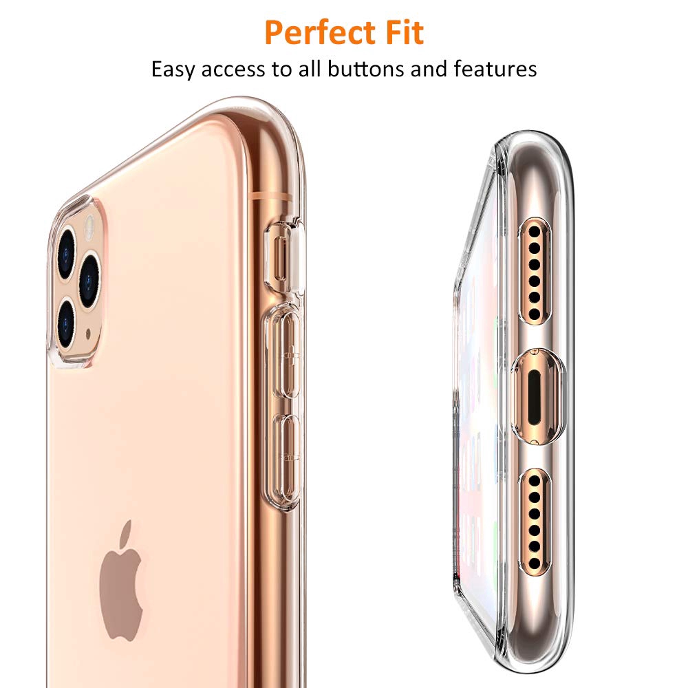 Casing Soft Case TPU Transparan Ultra Tipis untuk iPhone 6 / 7 / 8 Plus / X / XR / A7