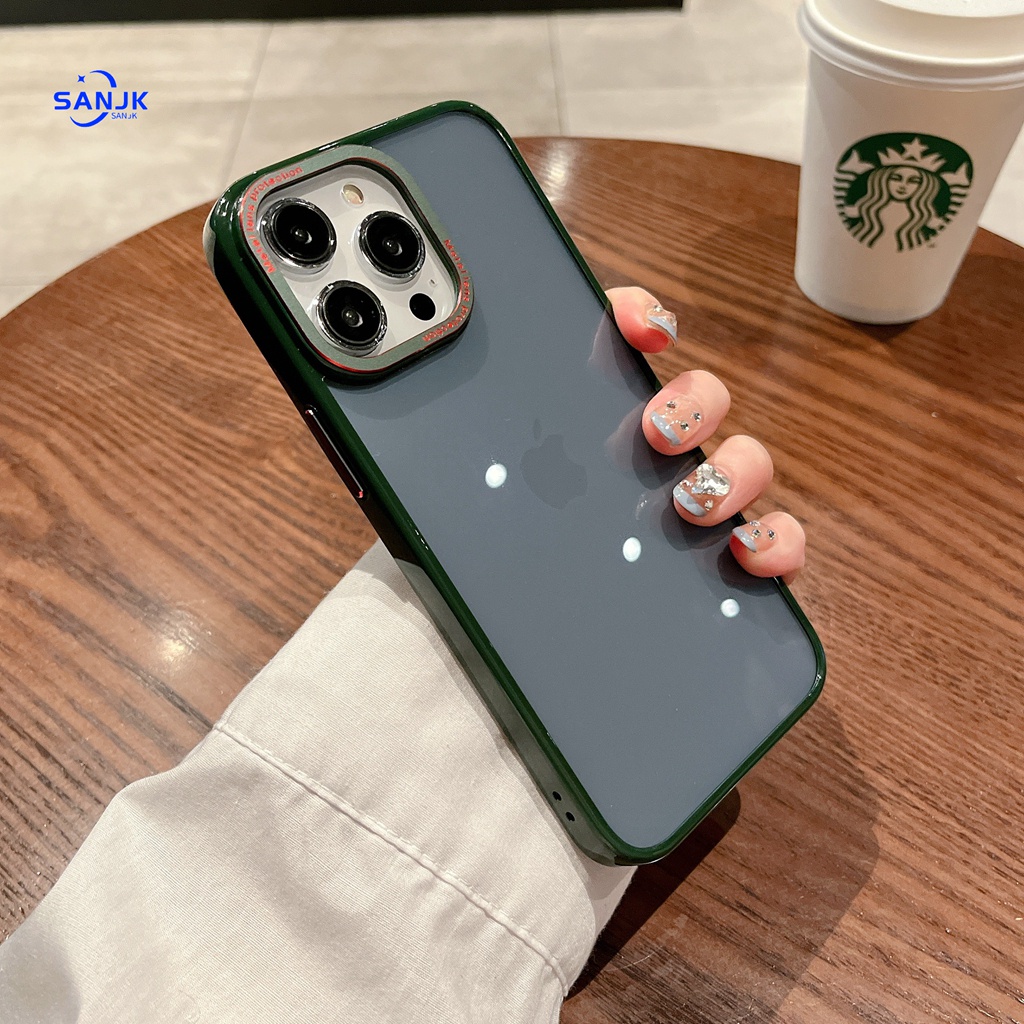 New high quality!! Suitable for iPhone 14 dark purple black anti fingerprint phone case iPhone 14 plus 12 13 14 Pro Max hard case metal camera+metal button phone case