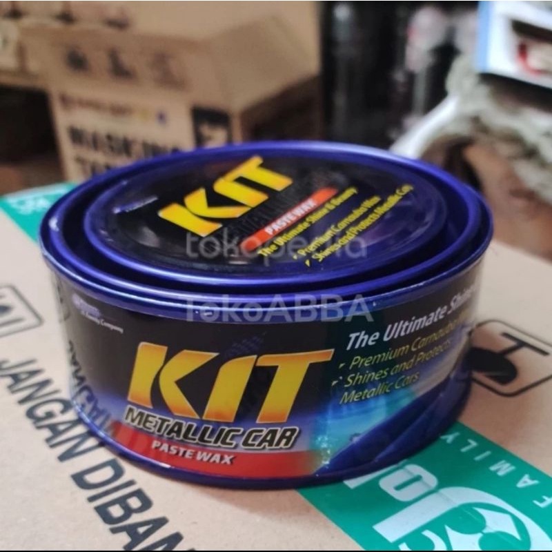 Kit Metallic Car Paste Wax 250 gr