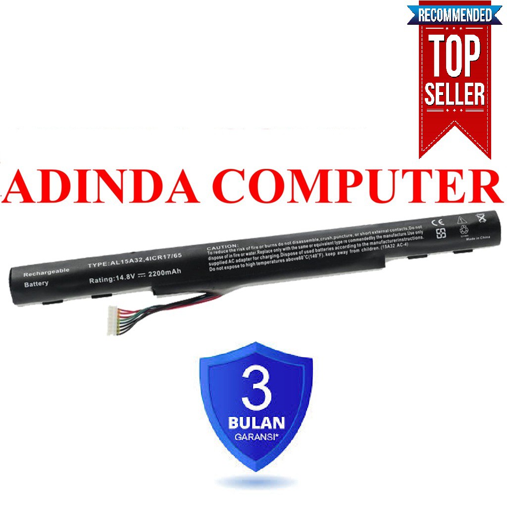 Baterai Acer Aspire E5-422 E5-472 E5-473 E5-522 E5-532 E5-573