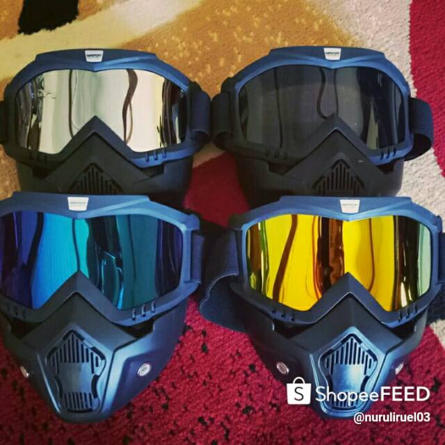 Kacamata helm goggle mask