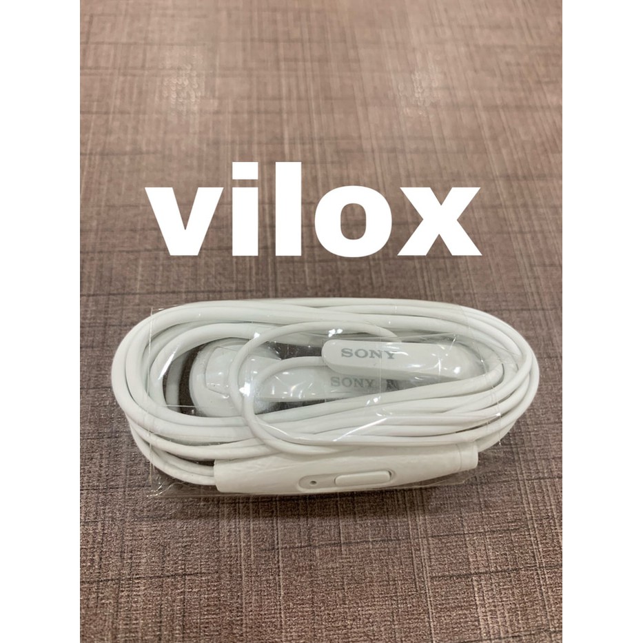 Hot Sale Hf handsfree headset earphone sony mh 410 c jack 3.5 mm original - Putih