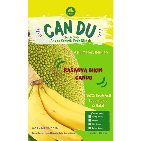 

Keripik Buah Nangka Candu Asli Klakah Lumajang