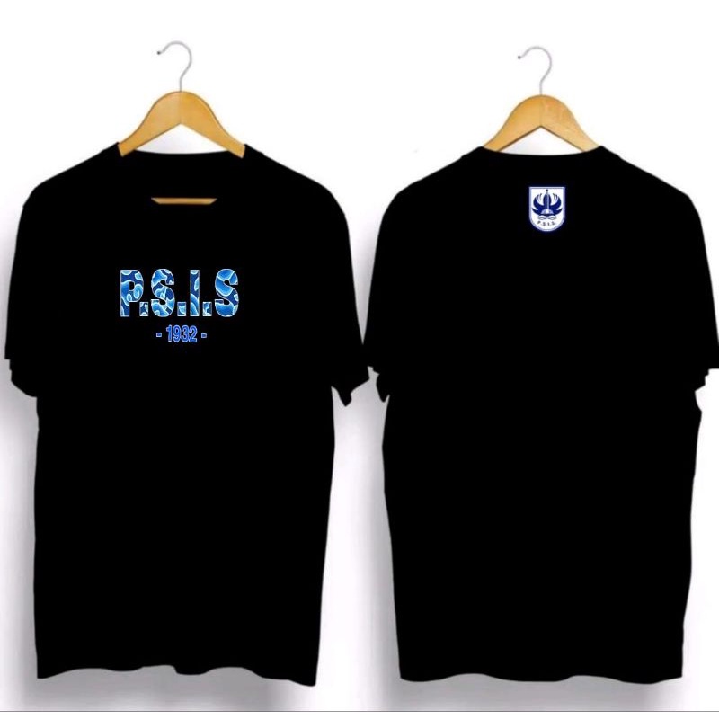 Kaos PSIS semarang Hitam katun C43