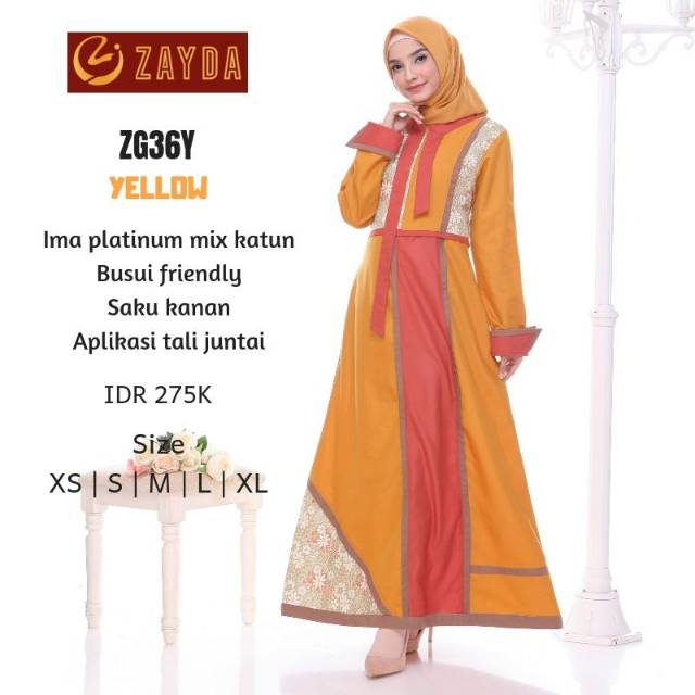Gamis Dewasa Zayda ZG 36