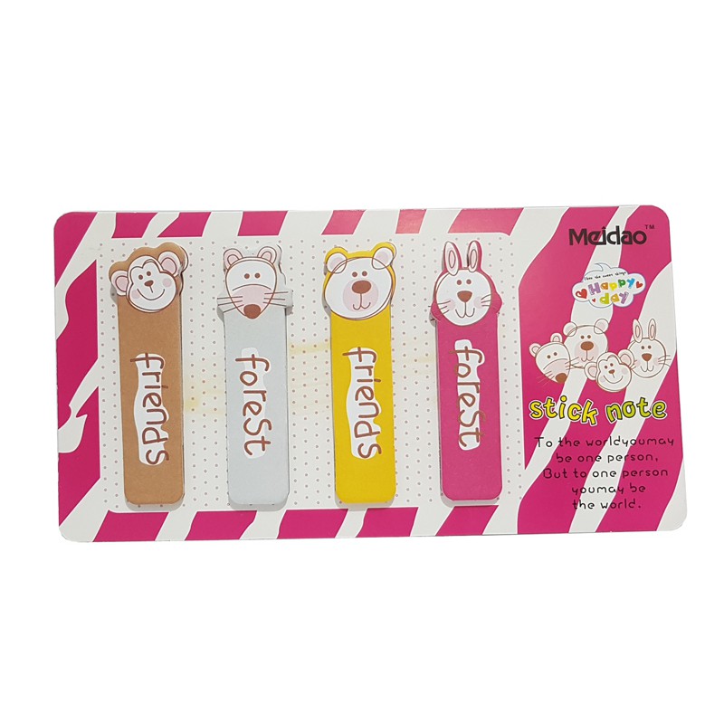 Sticky Note Pembatas Buku Stiky Notes Memo Indeks Penanda-pink