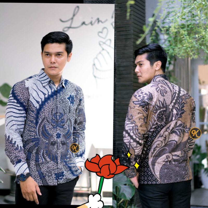 GROSIR..kemeja  batik lengan panjang