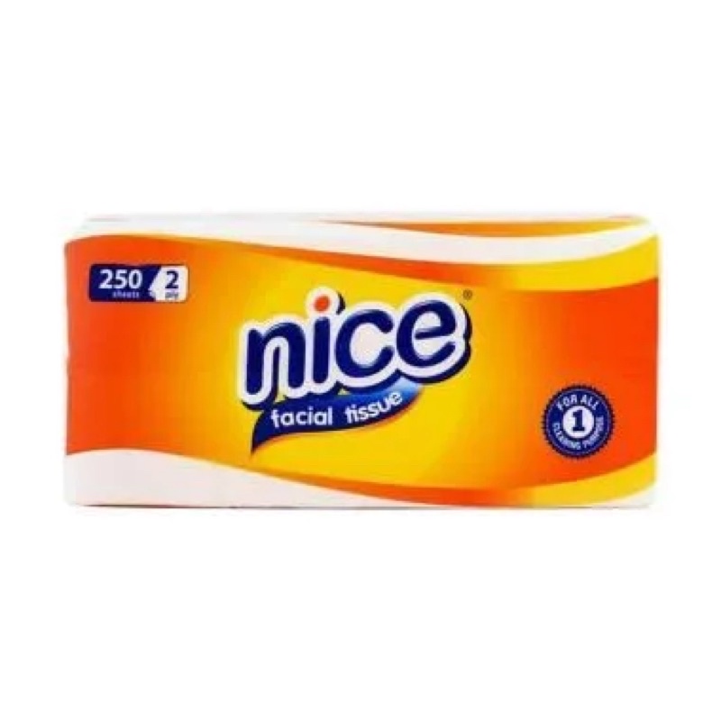 tissue nice 250 sheets tisu wajah facial tissue 2ply