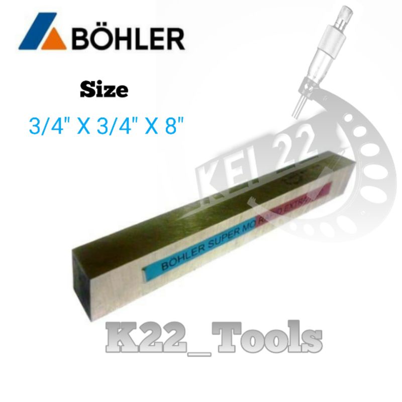 BOHLER HSS MO RAPID EXTRA 1200 3/4" X 8" / PAHAT BUBUT MANUAL HSS BOHLER