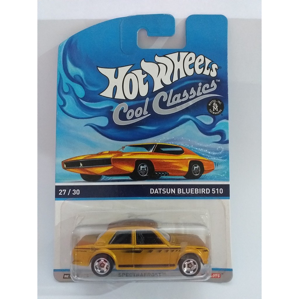 HOT WHEELS COOL CLASSIC DATSUN 510 GOLD CARD GOLD