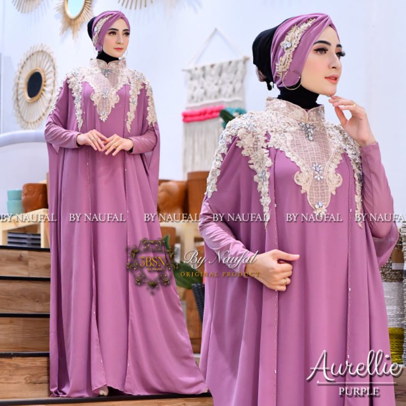 FASHION MUSLIM // KAFTAN BORDIR AURELLIE // Kode Naufal