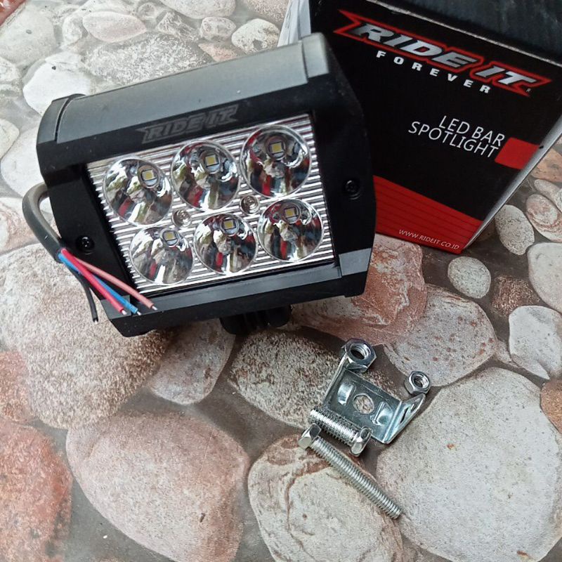 LAMPU SOROT SPOTLIGHT/ LED BAR 6MATA/ RIDE IT ORIGINAL