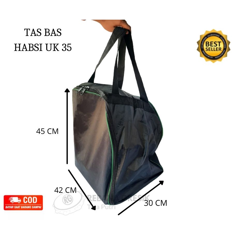 Tas bas habib syeh ukuran 40 35 DAN 45 rebana hadroh