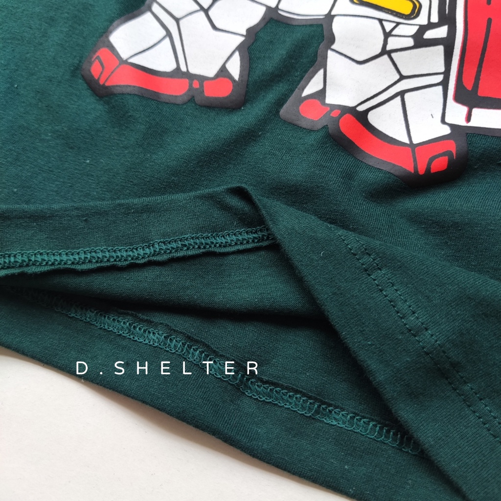 KAOS ANAK HIJAU TUA GUNDAM/Dshelter