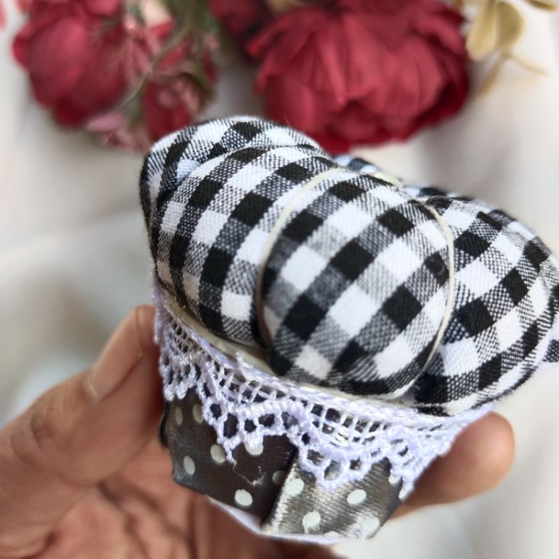 TEMPAT JARUM PENTUL PINCUSHION HANDMADE ISI DAKRON COCOK UNTUK SOUVENIR