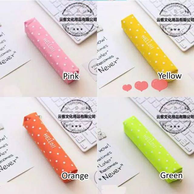 

KOTAK PENSIL MINI POLKADOT