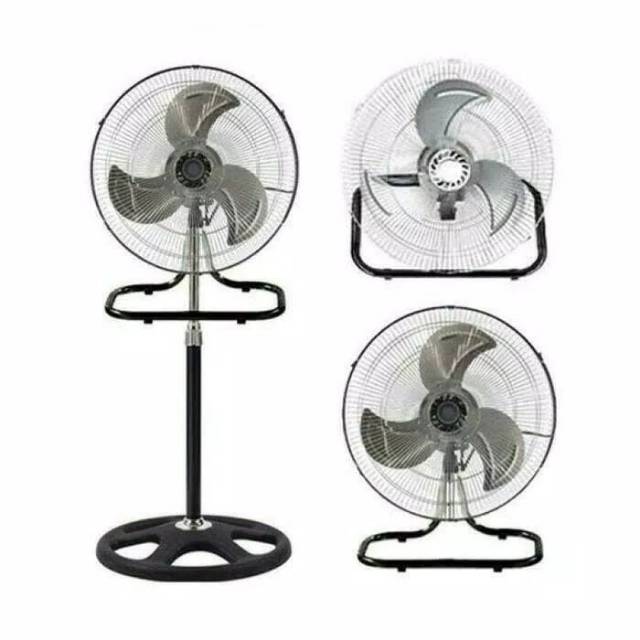 Maspion Power Fan 18 Inch PW 451 - 3In 1  Desk Fan  Stand Fan Wall Fan