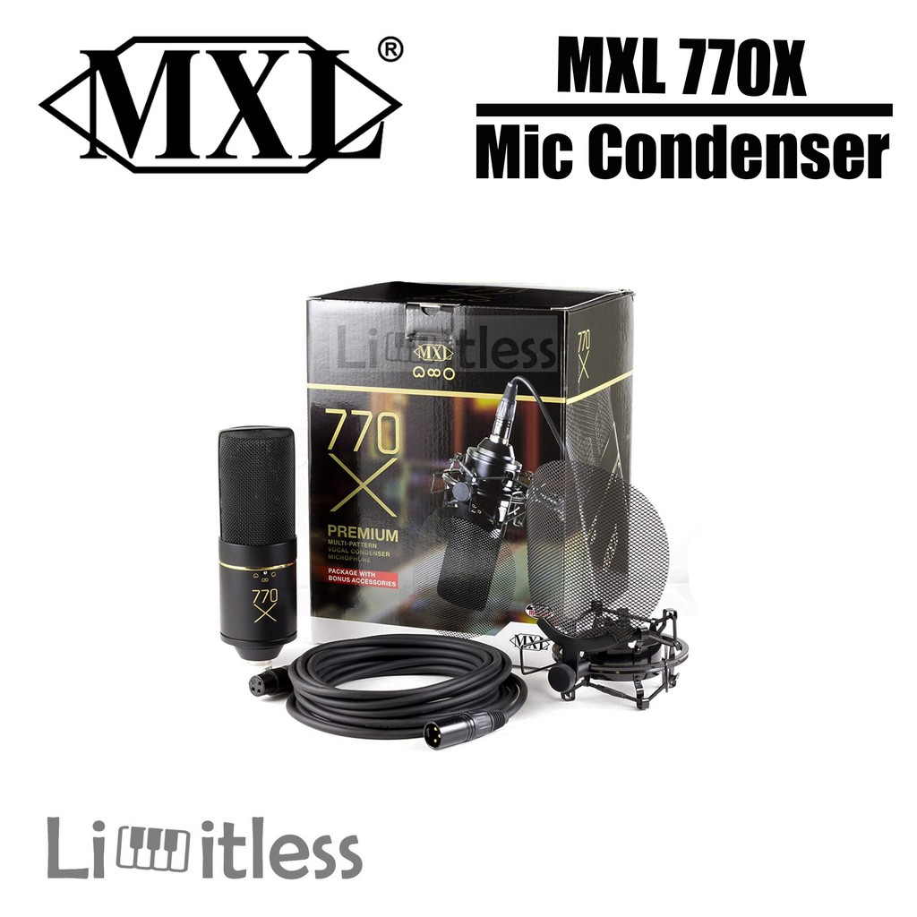 MXL770X MXL 770X Microphone Condenser / Condensor Garansi Resmi Original