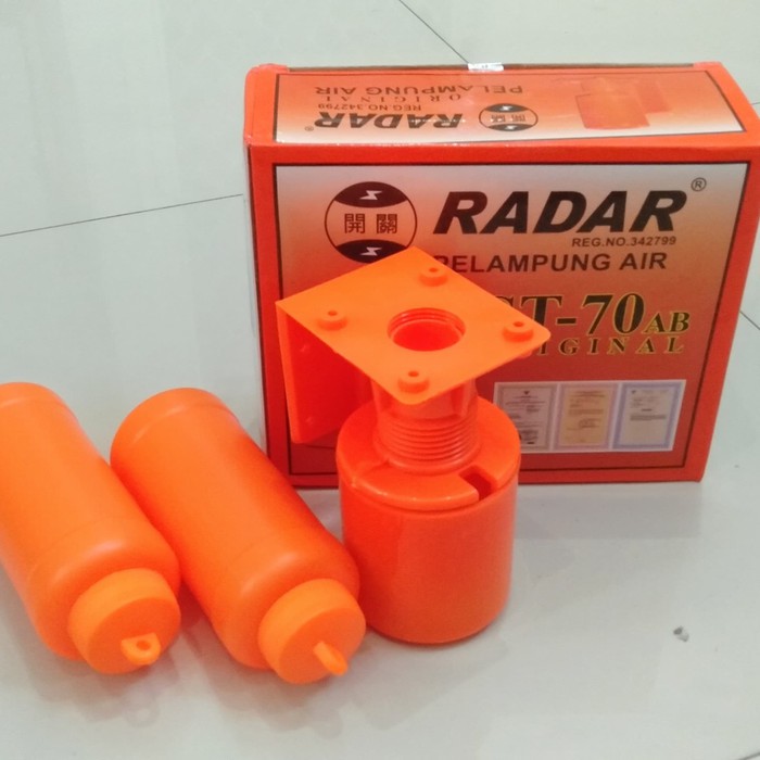 RADAR orange Pelampung Air Otomatis ST-70 AB Original Perlengkapan Toren