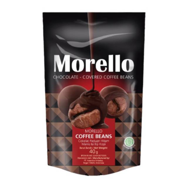 

MORELLO CHOCO COFFE BEAN POUCH 40 GR