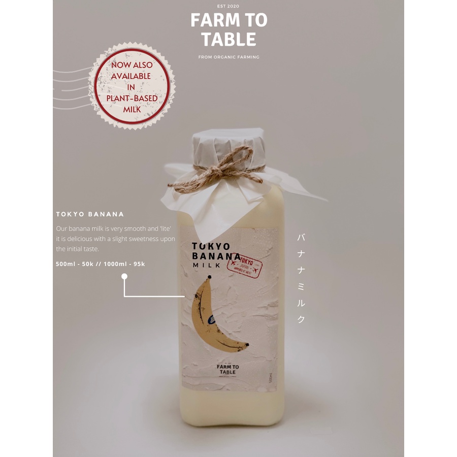 

PLANT-BASED Non Dairy Milk - Tokyo Banana/Okinawa/Kyoto Marie/Nara