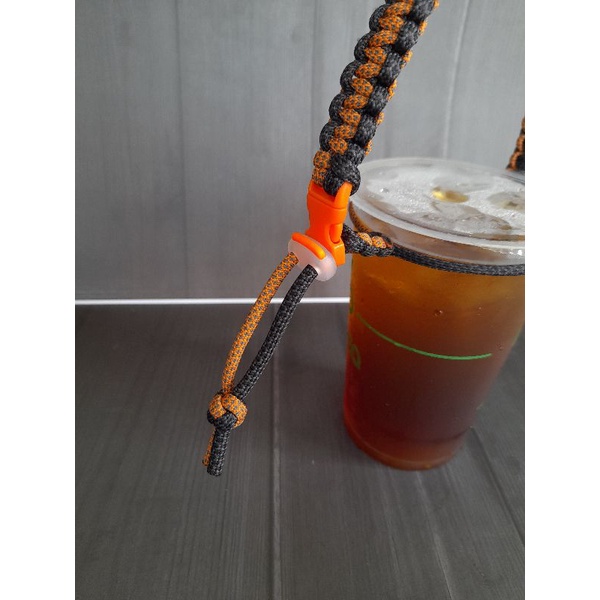 Tali Paracord Prusik Untuk Botol Minum Hydro Flask / Bottle Strap / Tali Botol / Bottle Strap Paracord Prusik/ Tali gantungan botol tumbler cup minum