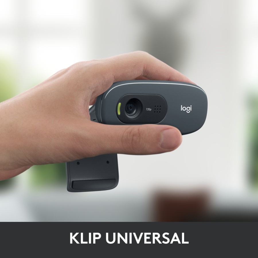 Camera Logitech C270 Webcam HD 720p untuk Windows, Mac OS &amp; Chrome OS Kamera Daring Zoom