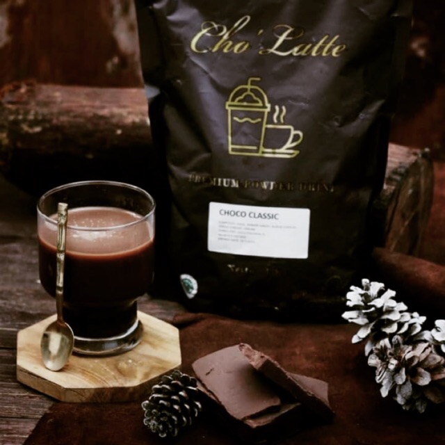 CHOCO CLASSIC Cholatte Premium Powder Drink Bubuk Minuman Rasa Cokelat ...