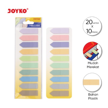 

JOYKO PEMBATAS PENANDA PANAH INDEX MARK IM 63 MURAH STICKY NOTES PANAH BUKU MEMO TEMPEL IM63 GROSIR ATK ALAT TULIS PERLENGKAPAN SEKOLAH KANTOR