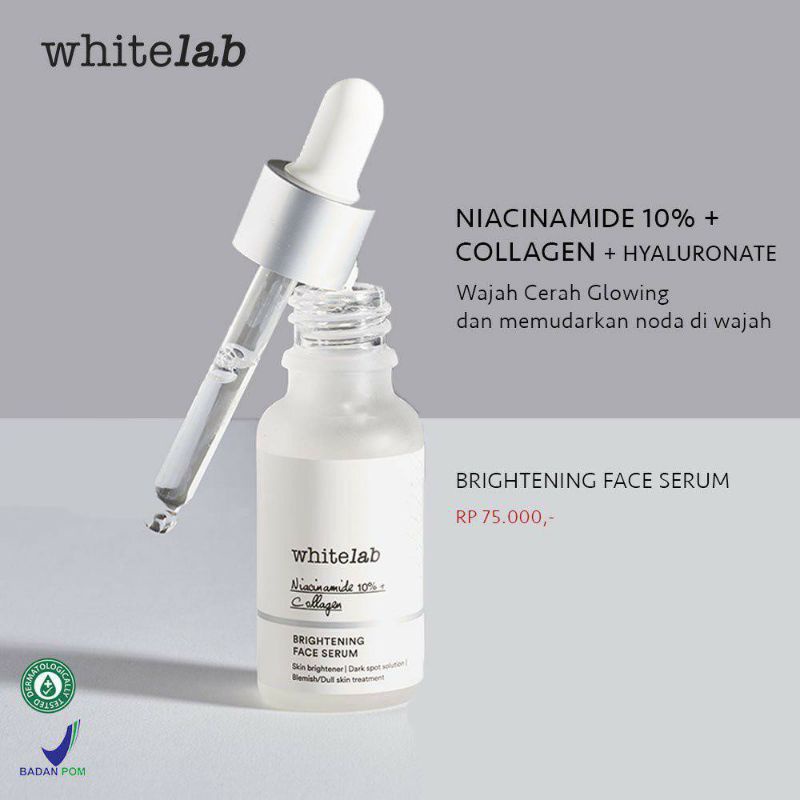 Whitelab Intense Brightening Face l A-Dose Glowing l Booster l Real Barrier l Age Correxion Firming l Natural Moisturizing Factor l C Dose l Peeling l Acne Calming l Care Serum 20mL