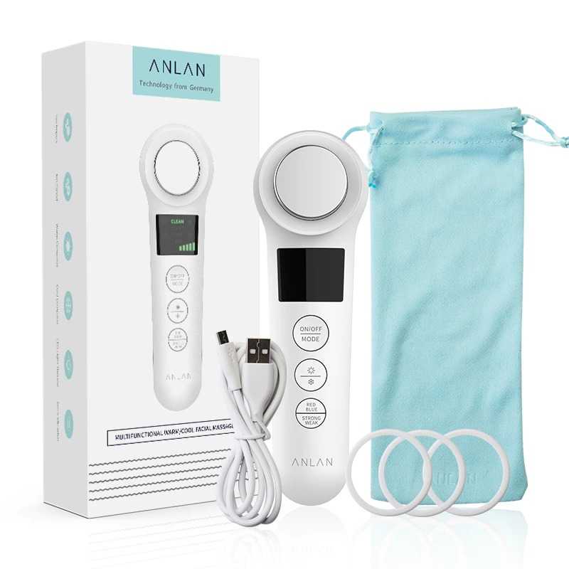 Face Massager Pijat EMS Iontophoresis