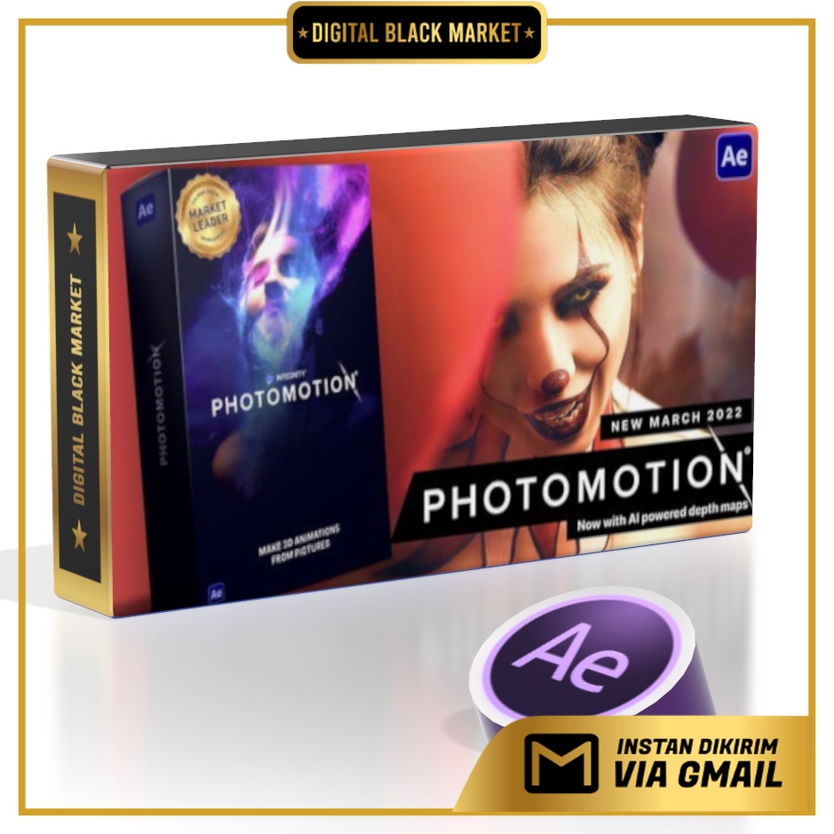 Photomotion 3d Photo Animator (6 In 1) New Update After Effect Project Files