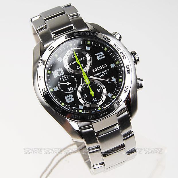 Seiko Criteria SNDD31P1 Chronograph Black Dial | Jam Pria SNDD31