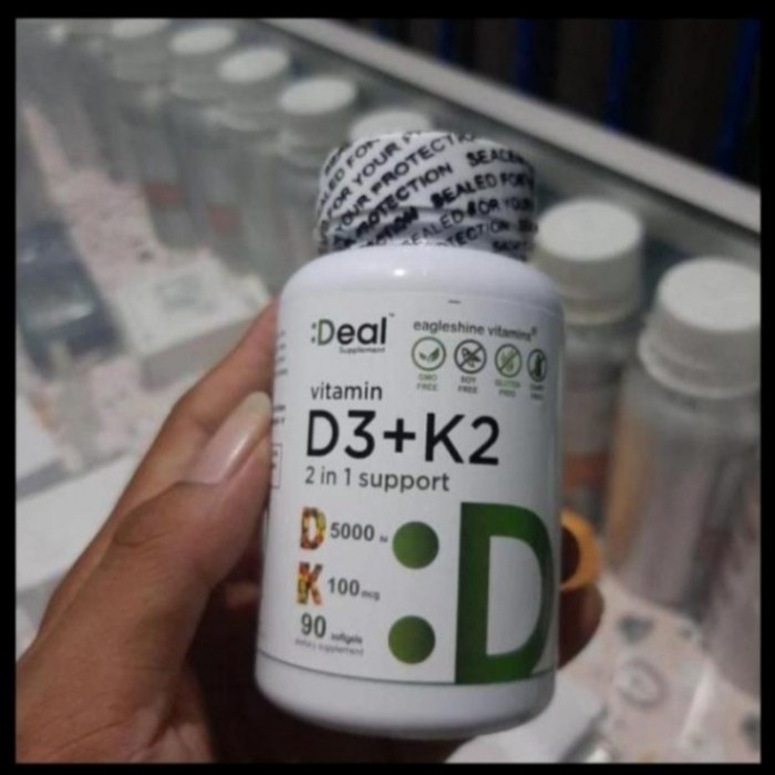Deal vitamin D3 + K2 5000 iu 100 mgc original