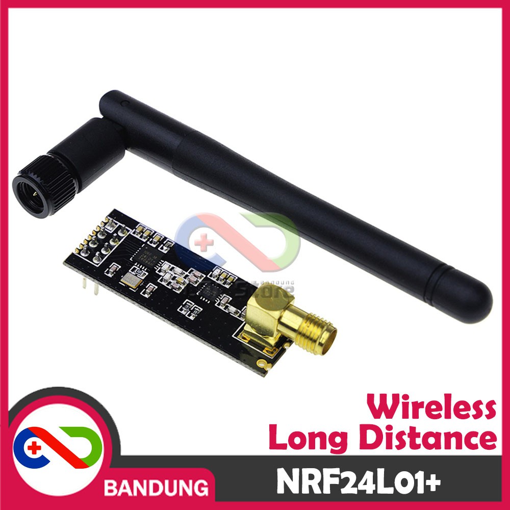 NRF24L01 PA LNA 2.4GHZ SMA ANTENNA WIRELESS TRANSCEIVER LONG 1KM